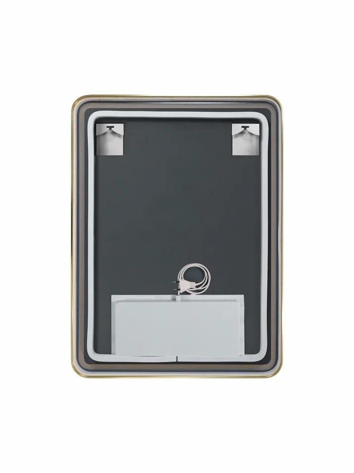 Зеркало Континент Aliro Gold LED 60x80 золотое Зеркало Континент Aliro Gold LED 60x80 золотое