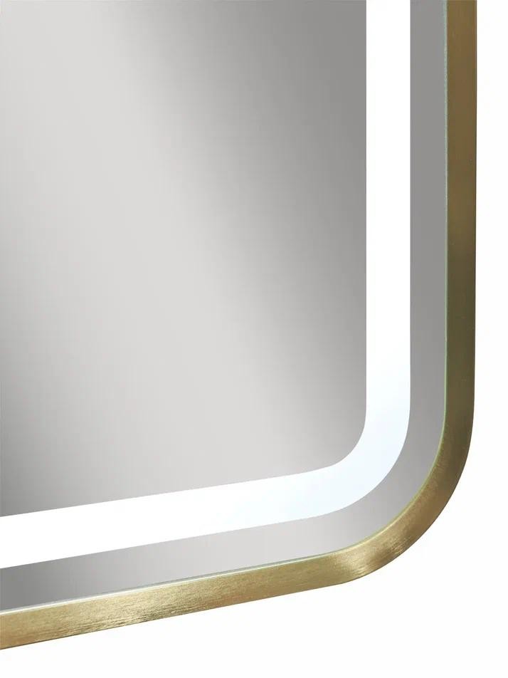 Зеркало Континент Aliro Gold LED 60x80 золотое Зеркало Континент Aliro Gold LED 60x80 золотое