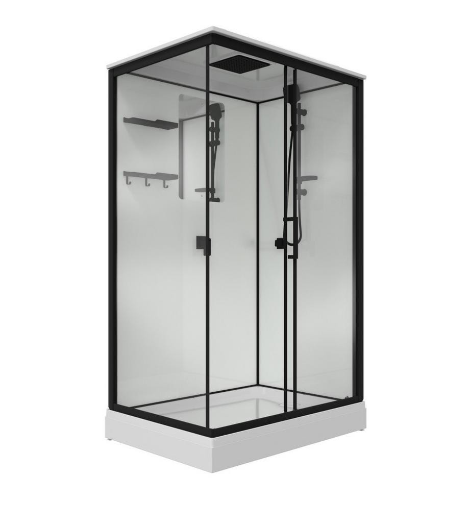 Душевая кабина Triton Рич-Блэк М5 120x90 A правая стекло прозрачное / профиль черный матовый Душевая кабина Triton Рич-Блэк М5 120x90 A правая стекло прозрачное / профиль черный матовый