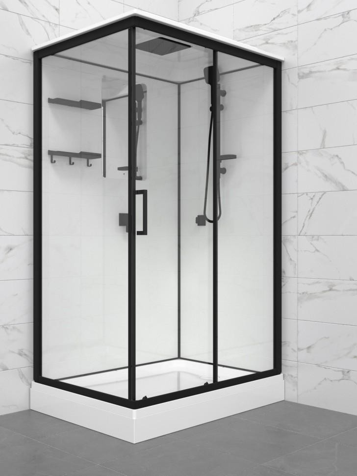 Душевая кабина Triton Рич-Блэк М5 120x90 A правая стекло прозрачное / профиль черный матовый Душевая кабина Triton Рич-Блэк М5 120x90 A правая стекло прозрачное / профиль черный матовый