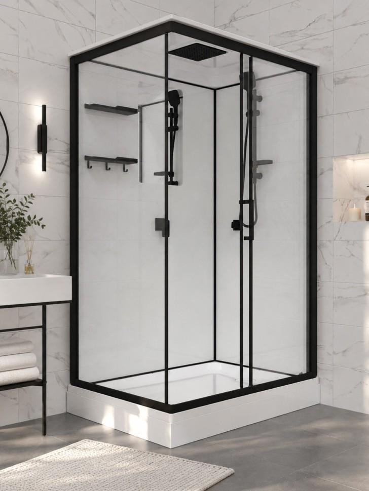 Душевая кабина Triton Рич-Блэк М5 120x90 A правая стекло прозрачное / профиль черный матовый Душевая кабина Triton Рич-Блэк М5 120x90 A правая стекло прозрачное / профиль черный матовый