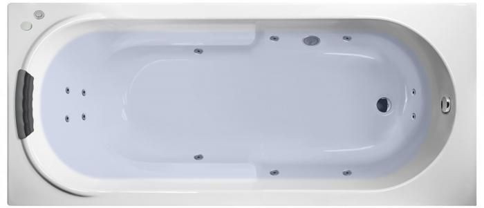 Акриловая ванна с гидромассажем Lavinia Boho Bristol 160x75