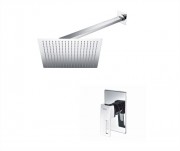 Встраиваемый комплект для душа с верхней душевой насадкой Wasserkraft A12119 Встраиваемый комплект для душа с верхней душевой насадкой Wasserkraft A12119