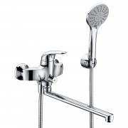 Смеситель для ванны с длинным изливом Wasserkraft Rossel 2802L Смеситель для ванны с длинным изливом Wasserkraft Rossel 2802L