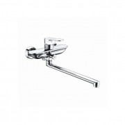 Смеситель для ванны с длинным изливом Wasserkraft Dinkel 5802L Смеситель для ванны с длинным изливом Wasserkraft Dinkel 5802L