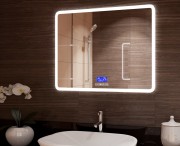Зеркало Континент Demure LED c много функциональной панелью 90x70 Зеркало Континент Demure LED c много функциональной панелью 90x70
