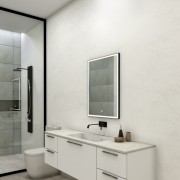 Зеркало Континент Frame Black LED 70x100 Зеркало Континент Frame Black LED 70x100