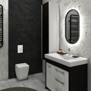 Зеркало Континент Prime Black LED 45x80 Зеркало Континент Prime Black LED 45x80