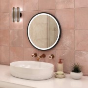 Зеркало Континент Style Black LED 60x60 Зеркало Континент Style Black LED 60x60