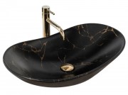Умывальник Rea Royal 60 Black Marble Mat U7478 Умывальник Rea Royal 60 Black Marble Mat U7478