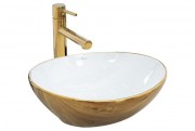 Умывальник Rea Sofia Gold/white U0456 Умывальник Rea Sofia Gold/white U0456