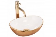 Умывальник Rea Sofia Mini White Gold U6334 Умывальник Rea Sofia Mini White Gold U6334