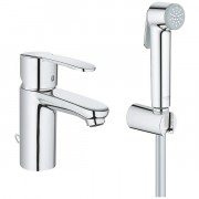 Смеситель для раковины с гигиеническим набором Grohe Eurosmart cosmopolitan Смеситель для раковины с гигиеническим набором Grohe Eurosmart cosmopolitan
