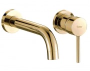 Смеситель скрытого монтажа для умывальника Rea Lungo B8559 (золотой)