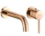 Смеситель скрытого монтажа для умывальника Rea Lungo B8548 (розовое золото)