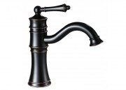 Смеситель для умывальника Rea Vintage Old B0226 (черный) Смеситель для умывальника Rea Vintage Old B0226 (черный)