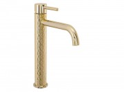 Смеситель для умывальника Rea Lungo Art Gold B8821 Смеситель для умывальника Rea Lungo Art Gold B8821