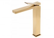 Смеситель для умывальника Rea Duet Gold высокий B4415 Смеситель для умывальника Rea Duet Gold высокий B4415