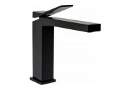 Смеситель для умывальника Rea Duet Black низкий B4412 Смеситель для умывальника Rea Duet Black низкий B4412
