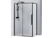 Душевой уголок Rea Solar Black 90x90 K6412