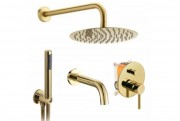 Душевая система Rea Lungo Gold P4125 Душевая система Rea Lungo Gold P4125