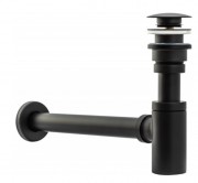 Сифон с донным клапаном универсальным Rea BLACK A5215 Сифон с донным клапаном универсальным Rea BLACK A5215