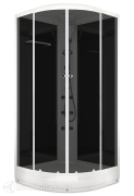 Гидромассажная душевая кабина Domani-Spa Delight 99 90x90 тонированное стекло / черные стенки Гидромассажная душевая кабина Domani-Spa Delight 99 90x90 тонированное стекло / черные стенки