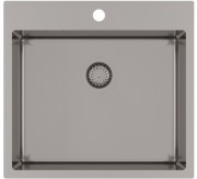 Мойка кухонная AquaSanita Steel AIR 100 N-T graphite Мойка кухонная AquaSanita Steel AIR 100 N-T graphite
