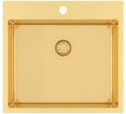 Мойка кухонная AquaSanita Steel AIR 100 N-G gold Мойка кухонная AquaSanita Steel AIR 100 N-G gold