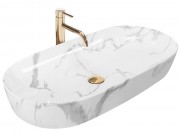 Умывальник Rea CLEO 81 Shinny Marmo U8403 Умывальник Rea CLEO 81 Shinny Marmo U8403