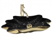Умывальник Rea Sea Infinity Black Gold U3402 Умывальник Rea Sea Infinity Black Gold U3402