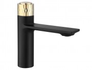 Смеситель для умывальника Rea Storm Black Gold B9987 Смеситель для умывальника Rea Storm Black Gold B9987