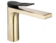 Смеситель для умывальника Rea Soul Gold Black B9960