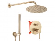 Душевая система Rea Lungo Gold Matt P4160 Душевая система Rea Lungo Gold Matt P4160