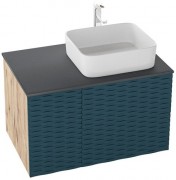 Тумба подвесная Grossman Альба 80 (для умывальника GR-3016/Олимпия-56) веллингтон/бриз