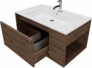 Тумба подвесная Grossman Тенза 85 (для умывальника Оскар-85) веллингтон