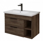 Тумба подвесная Grossman Форта 80 темный дуб галифакс (для умывальника Фостер-80) Тумба подвесная Grossman Форта 80 темный дуб галифакс (для умывальника Фостер-80)