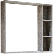 Шкаф с зеркалом Grossman Фалькон 80 208003 бетон