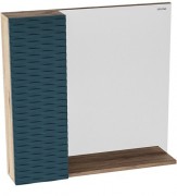 Шкаф с зеркалом Grossman Альба 80 208005 левый веллингтон/бриз