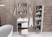 Пенал Onika подвесной БРЕНДОН 35.10 камень светлый универсальный Пенал Onika подвесной БРЕНДОН 35.10 камень светлый универсальный