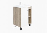 Тумба Onika ТИМБЕР 60.01 белый мат./дуб сонома Тумба Onika ТИМБЕР 60.01 белый мат./дуб сонома