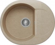 Мойка кухонная Polygran ATOL-620 песочный №302 Мойка кухонная Polygran ATOL-620 песочный №302