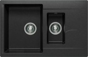 Мойка кухонная Polygran BRIG-770 черный №16 Мойка кухонная Polygran BRIG-770 черный №16