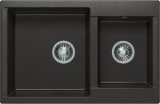 Мойка кухонная Polygran BRIG-772 черный №16 Мойка кухонная Polygran BRIG-772 черный №16