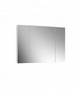 Шкаф подвесной зеркальный Белюкс Триумф ВШ 100 белый глянцевый (1)