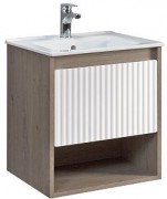 Тумба под умывальник Белюкс Долли НП 70-01 (177) белый глянцевый / дуб денвер Тумба под умывальник Белюкс Долли НП 70-01 (177) белый глянцевый / дуб денвер