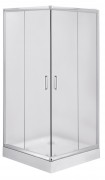 Душевой уголок Deante Funkia 80x80 квадратный стекло матовое