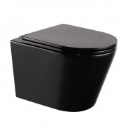 Унитаз подвесной Abber BEQUEM AC1102MB 48x37 сиденье Duroplast, микролифт Унитаз подвесной Abber BEQUEM AC1102MB 48x37 сиденье Duroplast, микролифт