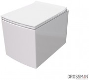 Унитаз подвесной Grossman GR-4460S 51x35 сиденье Duroplast, микролифт Унитаз подвесной Grossman GR-4460S 51x35 сиденье Duroplast, микролифт
