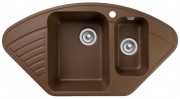 Мойка кухонная угловая GranFest QUARZ Z-14 терракотовый Мойка кухонная угловая GranFest QUARZ Z-14 терракотовый